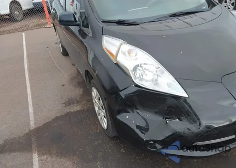 2017 Nissan Leaf S z USA, uszkodzony, nr VIN 1N4BZ0CP3HC308156